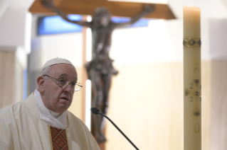 0-Misa celebrada por el papa Francisco de forma privada en la capilla de la Casa Santa Marta: <i>Jesús es nuestro compañero de peregrinación</i>