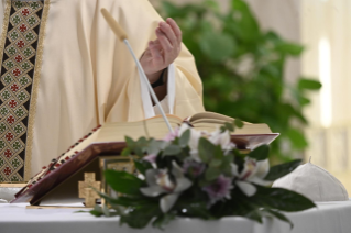 9-Misa celebrada por el papa Francisco de forma privada en la capilla de la Casa Santa Marta: <i>Concretos y sencillos como los pequeños</i>