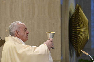 11-Celebrazione della Santa Messa nella Cappella della <i>Domus Sanctae Marthae</i>: "La mitezza e la tenerezza del Buon Pastore"