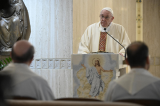 4-Frühmesse in der Kapelle der Casa Santa Marta: Für die Menschen, die ohne eine letzte Liebkosung gestorben sind und für die kein Trauergottesdienst gefeiert werden konnte