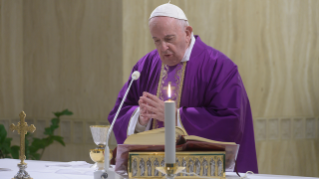 7-Holy Mass presided over by Pope Francis at the <i>Casa Santa Marta</i> in the Vatican: “The grace of shame”