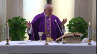 5-Misa celebrada por el papa Francisco de forma privada en la capilla de la Casa Santa Marta: <i>La gracia de la vergüenza</i>