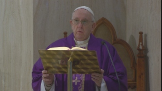 2-Holy Mass presided over by Pope Francis at the <i>Casa Santa Marta</i> in the Vatican: "The courage to keep silent" 