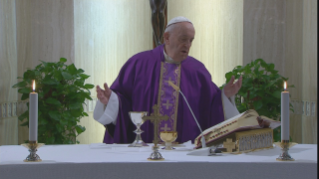 5-Holy Mass presided over by Pope Francis at the <i>Casa Santa Marta</i> in the Vatican: "The courage to keep silent" 