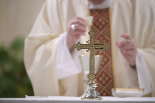 12-Messe quotidienne dans la chapelle de la résidence Sainte-Marthe : « Prier, c'est aller avec Jésus au Père qui te donnera tout »