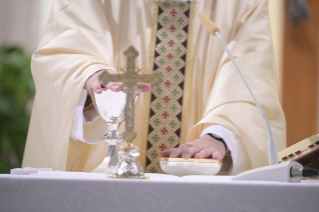 7-Holy Mass presided over by Pope Francis at the Casa Santa Marta in the Vatican: “How does the world give peace, and how does the Lord give it?”