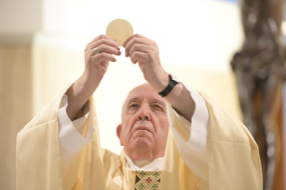 6-Santa Missa celebrada na capela da Casa Santa Marta: “Como dá a paz o mundo e como dá a paz o Senhor?”