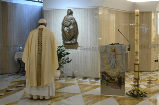 14-Messe quotidienne dans la chapelle de la résidence Sainte-Marthe : « La relation avec Dieu est gratuite, elle est une relation d'amitié »