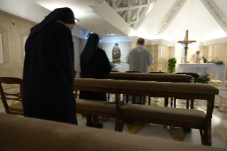 10-Holy Mass presided over by Pope Francis at the Casa Santa Marta in the Vatican: "The Holy Spirit reminds us how to access the Father"