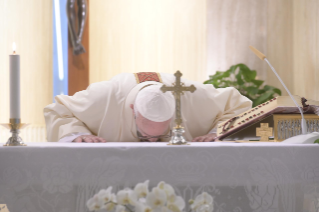 1-Holy Mass presided over by Pope Francis at the Casa Santa Marta in the Vatican: “Having the courage to see through our darkness, so the light of the Lord may enter and save us” 
