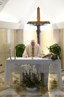 7-Celebrazione della Santa Messa nella Cappella della <i>Domus Sanctae Marthae</i>: "Essere cristiani è appartenere al popolo di Dio"