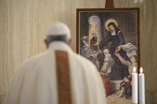 0-Santa Missa celebrada na capela da Casa Santa Marta: “O Espírito Santo faz a harmonia da Igreja, o espírito maligno destrói”