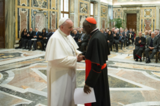 1-Meeting with participants in the meeting held in the Vatican on the fifth anniversary of the earthquake in Haiti