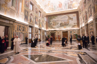 0-Presentation of the Letters of Credence by the Ambassadors of Guinea, Latvia, India and Bahrain accredited to the Holy See