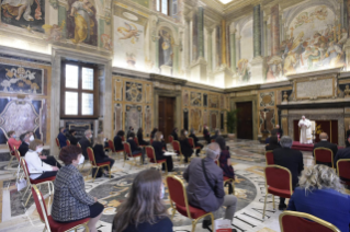 5-A une délégation de l'archidiocèse de Ravenna-Cervia, à l'occasion de l'année consacrée à Dante