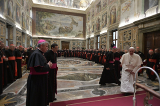 3-Encontro com os membros da Cúria Romana para as felicitações de Natal 