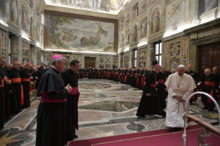 3-A la Curia Romana con ocasi&#xf3;n de las felicitaciones navide&#xf1;as