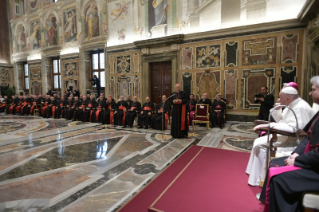 8-Encontro com os membros da Cúria Romana para as felicitações de Natal 