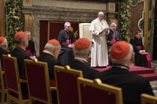 7-A la Curia Romana con ocasi&#xf3;n de las felicitaciones navide&#xf1;as