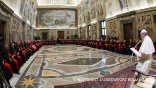 3-A la Curia romana con ocasi&#xf3;n de las felicitaciones navide&#xf1;as