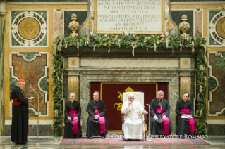 4-&#xc0; C&#xfa;ria Romana para as felicita&#xe7;&#xf5;es de Natal