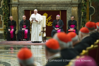 5-A la Curia romana con ocasi&#xf3;n de las felicitaciones navide&#xf1;as