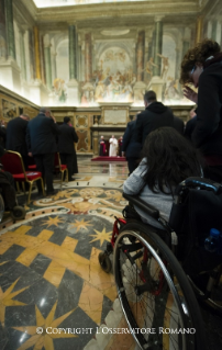 10-A los participantes en un encuentro organizado por la Comisión Caridad y Salud de la Conferencia Episcopal Italiana