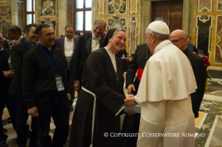 7-A los participantes en un encuentro organizado por la Comisión Caridad y Salud de la Conferencia Episcopal Italiana