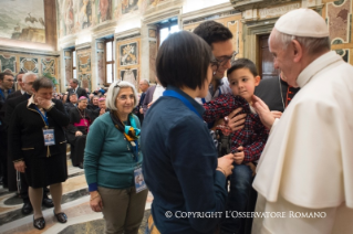 1-A los participantes en un encuentro organizado por la Comisión Caridad y Salud de la Conferencia Episcopal Italiana