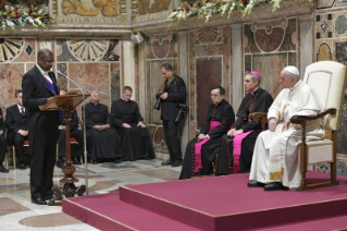 4-To the Diplomatic Corps accredited to the Holy See for the traditional exchange of New Year Greetings