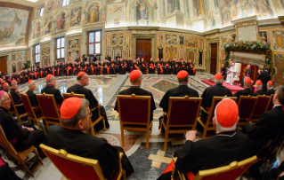 0-A la Curia Romana con ocasión de las felicitaciones navideñas