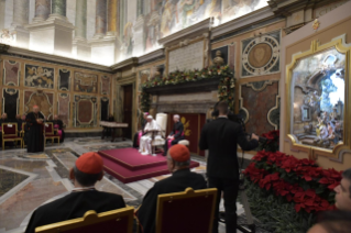 3-Alla Curia Romana, in occasione della presentazione degli auguri natalizi