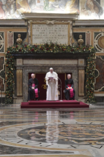 10-Alla Curia Romana, in occasione della presentazione degli auguri natalizi