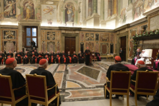 12-A la Curia Romana con ocasi&#xf3;n de las felicitaciones navide&#xf1;as