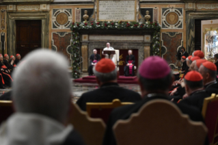 10-Alla Curia Romana, in occasione della presentazione degli auguri natalizi