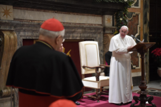 4-A la Curia Romana con ocasi&#xf3;n de las felicitaciones navide&#xf1;as