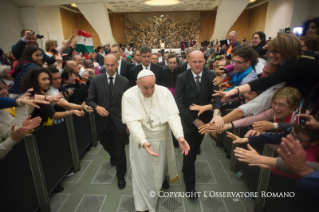 7-Incontro con i partecipanti al corso di formazione del Movimento dei Cursillos di Cristianit&#xe0; 