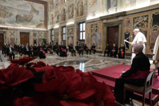 7-To the Delegations who donated the Nativity display and the Christmas Tree in St. Peter's Square