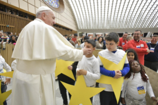 1-To the children assisted by the "Santa Marta" Pediatric Dispensary 