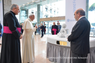 3-Visite du Saint-P&#xe8;re au si&#xe8;ge de la FAO &#xe0; Rome