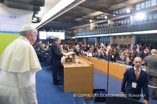 6-Besuch des Heiligen Vaters am Sitz der Ernährungs- und Landwirtschaftsorganisation (FAO) in Rom