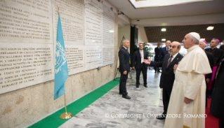 1-Visita alla Sede della FAO in Roma in occasione della II Conferenza Internazionale sulla Nutrizione (20 novembre 2014)