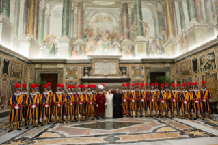 2-Udienza alle Guardie Svizzere Pontificie