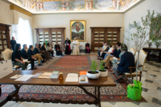 1-To a group of lay people from France engaged in the field of ecology