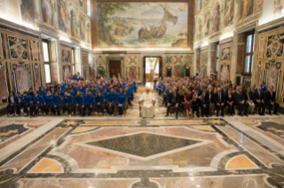 2-To a delegation of athletes of "Special Olympics Italia"