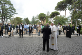 3-Pope Francis presides over the recitation of the Holy Rosary