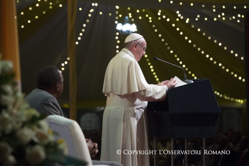 1-Apostolic Journey: Meeting with Authorities and the Diplomatic Corps 