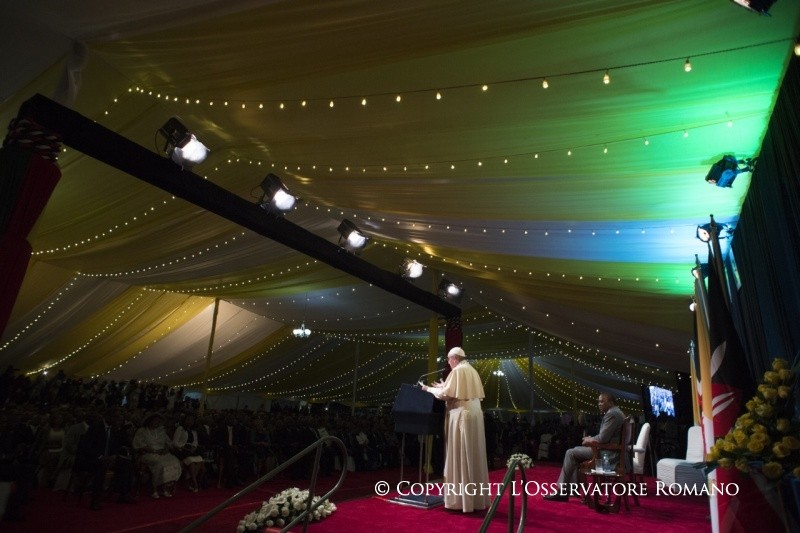 7-Apostolic Journey: Meeting with Authorities and the Diplomatic Corps 