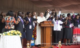 1-Apostolic Journey: Meeting with the young people at Kasarani Stadium 