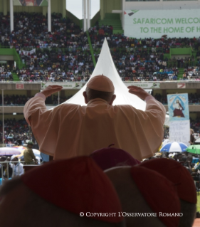 3-Viagem Apostólica: Encontro com os jovens no Est&#xe1;dio Kasarani 